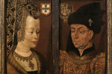 Portretten van Filips de Goede en Isabella van Portugal