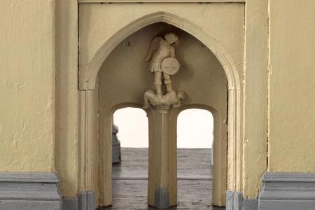 Maquette van de toren van de Sint-Michielskerk