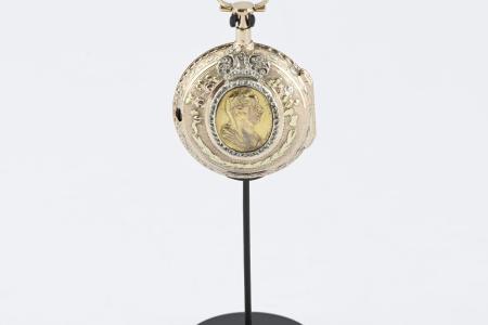 Zakhorloge met portret van keizerin Maria Theresia van Oostenrijk (1717-1780)