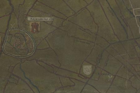Kaart van het Brugse Vrije