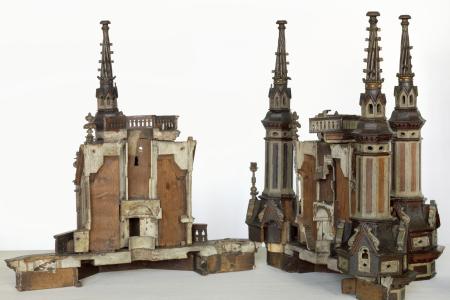 Maquette van de toren van de Sint-Baafskathedraal