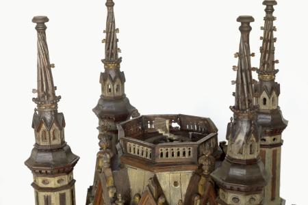 Maquette van de toren van de Sint-Baafskathedraal