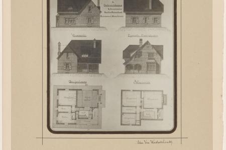 Map met tekeningen en aquarellen vanwege de leraars van de Antwerpse Academie geschonken aan Alfred Cools (18631932) schepen van de stad Antwerpen