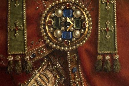 het Lam Gods: detail uit Paneel Christus