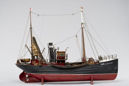 Scheepsmodel van het stoomvaartuig O.80 La Duchesse de Brabant