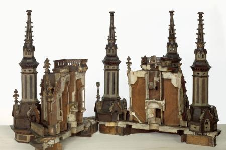 Maquette van de toren van de Sint-Baafskathedraal