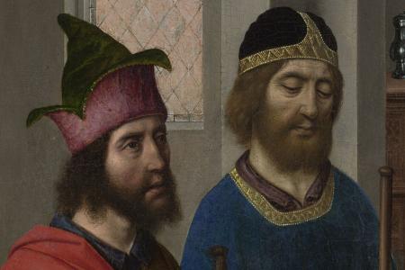 Het Laatste Avondmaal. Detail uit paneel linksonder