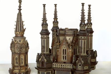 Maquette van de toren van de Sint-Baafskathedraal