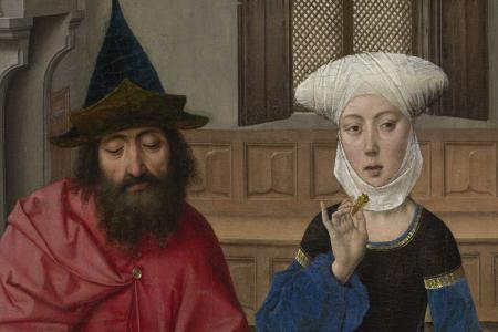 Het Laatste Avondmaal. Detail uit paneel linksonder