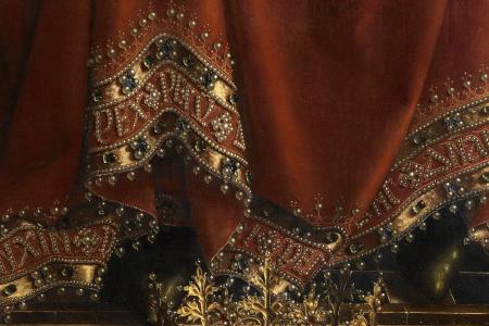 het Lam Gods: detail uit Paneel Christus