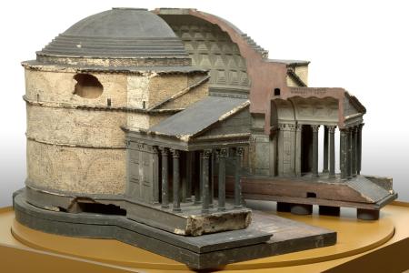 Kurkmaquette Pantheon