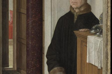 Het Laatste Avondmaal. Detail uit Middenpaneel