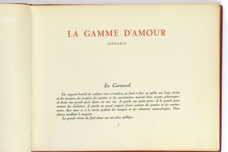 Gebonden album La Gamme d'Amour