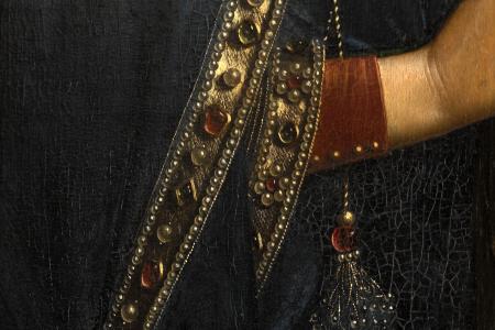 het Lam Gods: detail uit Paneel Maria