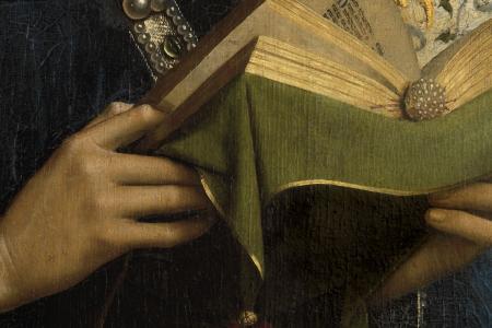 het Lam Gods: detail uit Paneel Maria