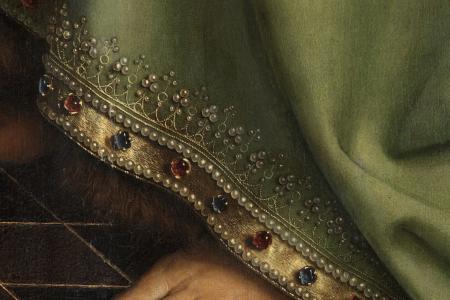 het Lam Gods: detail uit Paneel Johannes de Doper