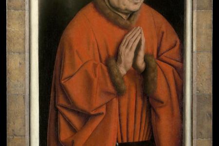 het Lam Gods: Paneel met Judocus Vyd