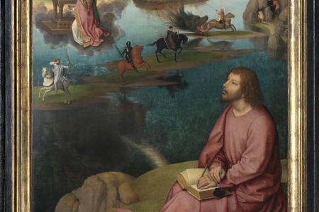 Triptiek van Johannes de Doper en Johannes de Evangelist Rechterluik
