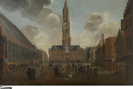 De markt in Brugge