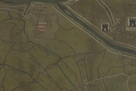 Kaart van het Brugse Vrije