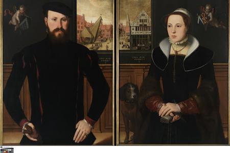 Portretten van Jan van Eyewerve en Jaquemyne Buuck