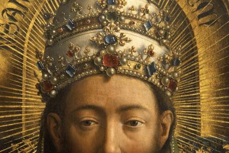 het Lam Gods: detail uit Paneel Christus