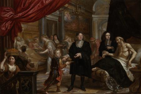 De werken van barmhartigheid. De zieken bezoeken