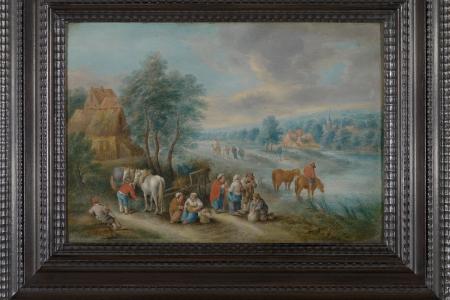 Landschap met paarden