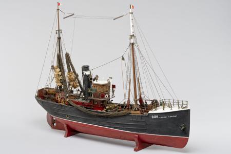 Scheepsmodel van het stoomvaartuig O.80 La Duchesse de Brabant