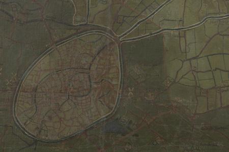 Kaart van het Brugse Vrije