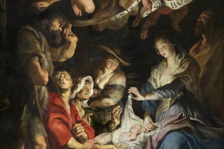 De geboorte van Christus De aanbidding der herders