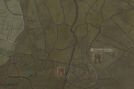 Kaart van het Brugse Vrije