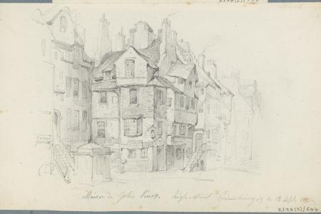 Het huis van John Knox in Edinburgh