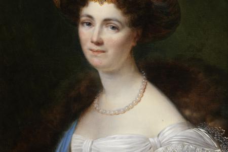 Portret van Joséphine Victoire Meslier-Duvey