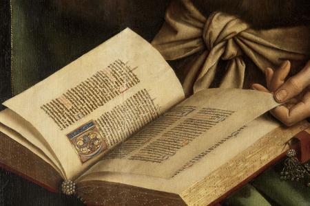 het Lam Gods: detail uit Paneel Johannes de Doper
