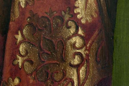 het Lam Gods: detail uit paneel De Zingende Engelen