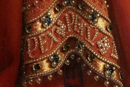 het Lam Gods: detail uit Paneel Christus