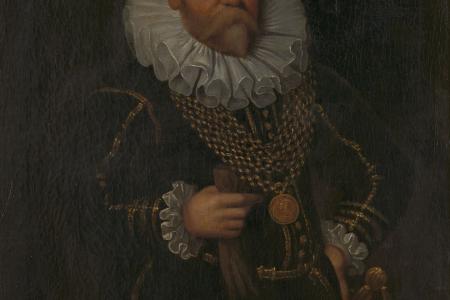 Portret van Jan van Duvenvoorde  genaamd de Admiraal van Warmond