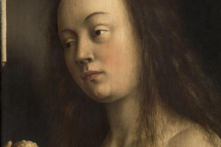 het Lam Gods: detail van Paneel Eva