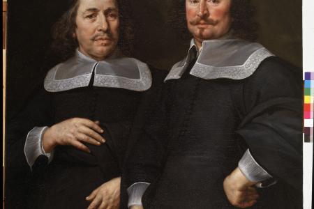 Portret van twee mannen