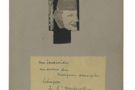 Un individu au dessus du troupeau amorphe échappe à l'Unification stérile et morne