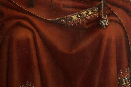 het Lam Gods: detail uit Paneel Christus