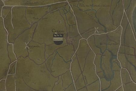 Kaart van het Brugse Vrije