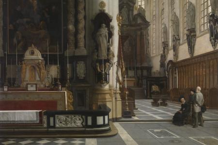 Interieur van de SintPauluskerk in Antwerpen