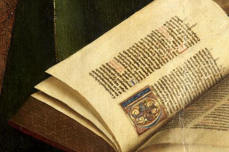 het Lam Gods: detail uit Paneel Johannes de Doper