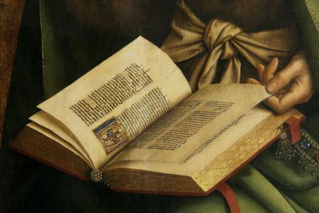 het Lam Gods: detail uit Paneel Johannes de Doper