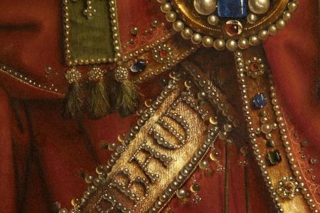 het Lam Gods: detail uit Paneel Christus