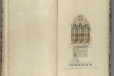 Bidtribune van de heer van Gruuthuse