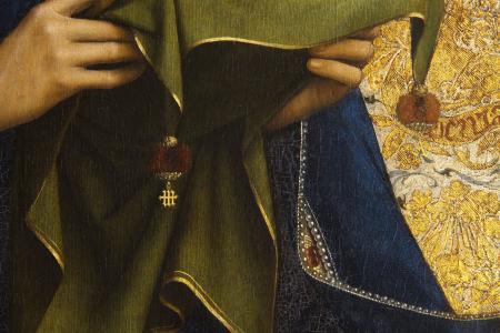 het Lam Gods: detail uit Paneel Maria