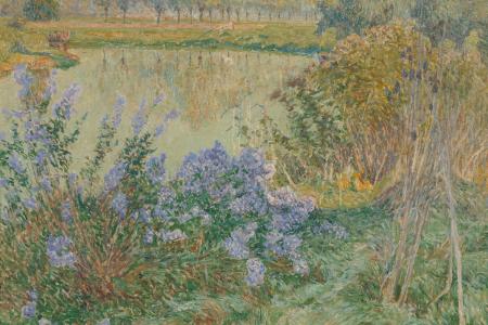 Asters en sterrebloemen - Emile Claus Asters en sterrebloemen